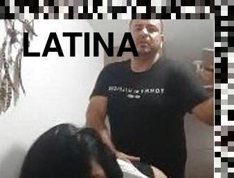 I film destroying the ass of a pretty Latina on all fours