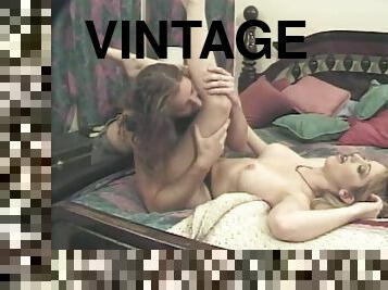 anal, vintage, blonde, néerlandais