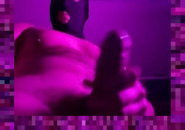Big COCK Amateur Masked Solo Jerk Off Slamming On Duo Fleshlight Toy Ends In Cumshot