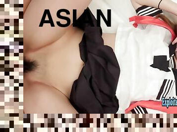 Asian nasty chick exciting video