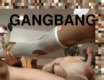 babe, schwer, gangbang, versaute, fetisch