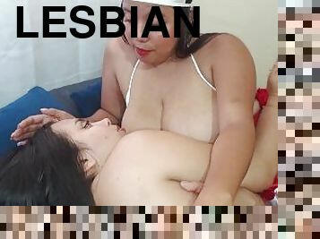 ציצי-גדול, פטמות, אחות, לסבית-lesbian, חלב, שתייה, מניקים, מציצה-sucking