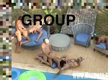 Pool orgy with kitty core, lana vegas, rosalina love, part 2