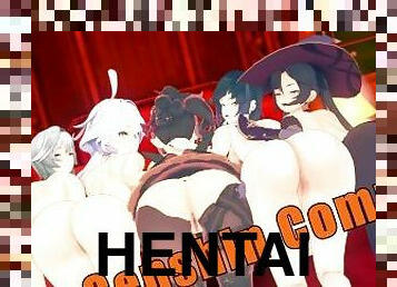 anal, compilation, ejaculation-interne, anime, hentai