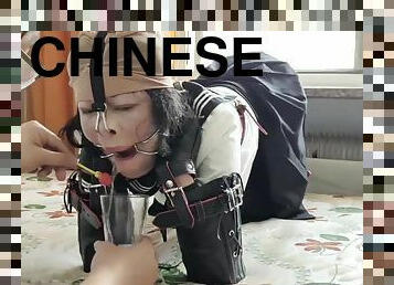 Chinese Drooling Bondage