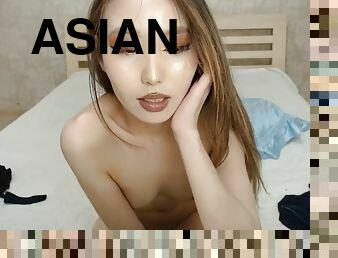 asiatique, ados, solo, ados-asiatique