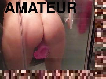 baignade, masturbation, amateur, babes, ados, jouet, maison, doigtage, gode, douche