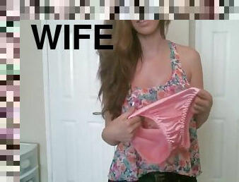 Hot wife in panty joi