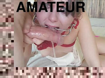 gros-nichons, amateur, fellation, énorme-bite, ados, fellation-profonde, bdsm, bondage, brunette, bite