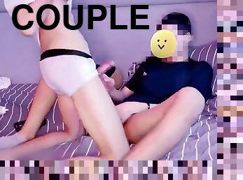 Couple Sex Asian Blowjob Big Cock