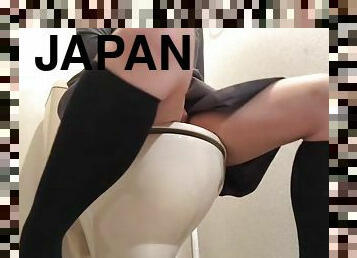 azjatyckie, masturbacja, amatorskie, laski, japońskie, palcówki, ładniutka, solo, uniform