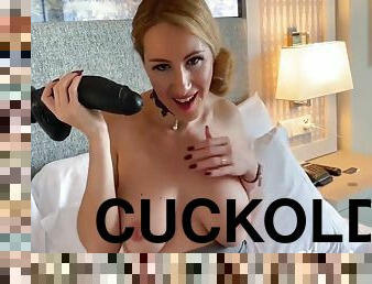 Naughty With A Huge Dildo (cuckold Video) 5 Min