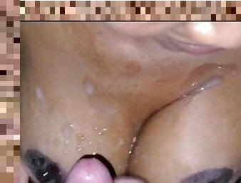 Sexy Haitian tits made for cum
