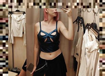 Try On Haul Transparent Clothes Completely See-through. At The Mall. See On Me In The