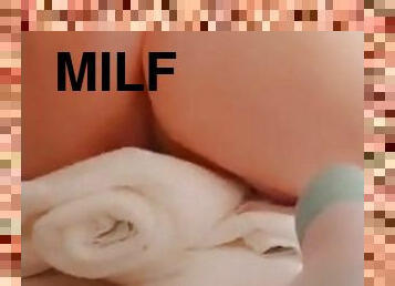 pappa, masturbation, orgasm, amatör, milf, massage, sprut, ensam, farsan, verklighet