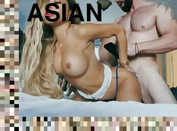 asiatique, gros-nichons, levrette, anal, babes, énorme-bite, hardcore, doigtage, seins, petite