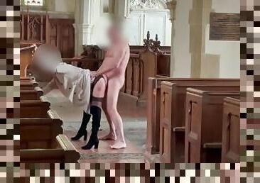 Shagging the wife in Church