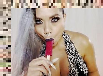 Sexy ASMR Popsicle Sounds (Sucking/Licking) ????????