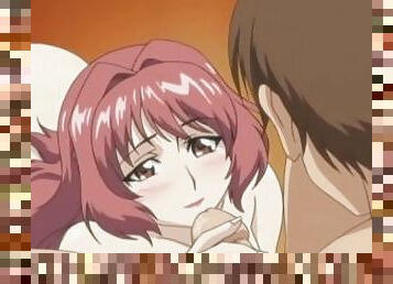 Redhead MILF with Huge Tits Likes to Do Titty Fuck  Hentai Anime 1080p