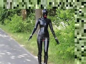 cul, gros-nichons, en-plein-air, public, maigre, amateur, black, fétiche, latex, bottes