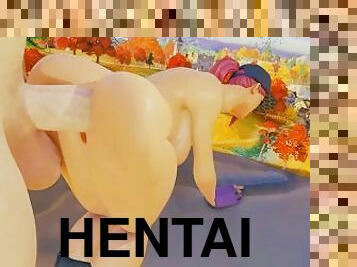 compilation, plage, anime, hentai, 3d