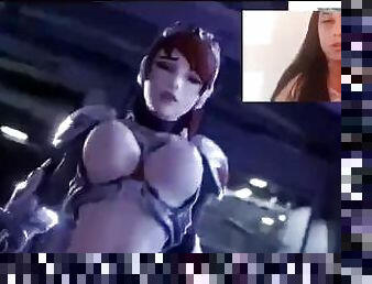 Widowmaker Hard BDSM Follando y Recibiendo Creampie _ Overwatch Animacin Ms Caliente, Hentai