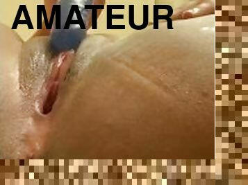 grosse, masturbation, chatte-pussy, amateur, ébène, milf, belle-femme-ronde, solo