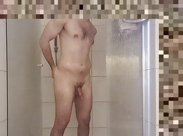 Man caught masturbating in the shower