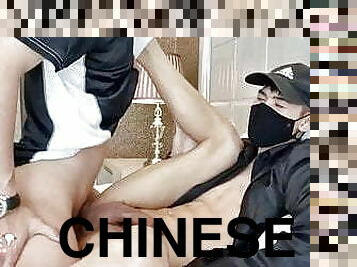 asiatique, amateur, anal, énorme-bite, gay, couple, plage, chinoise, musclé