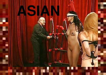 Two Asians Bound And Dominated