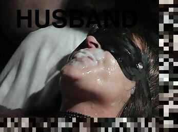 Husband films while his awesome wife getting load after load