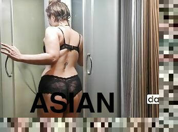 asiático, banhos, masturbação, orgasmo, cona-pussy, amador, babes, caseiro, jovem18, webcam
