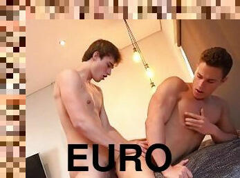 immens, immens-glied, homosexuell, europäische, euro, hintern, muskulös, glied