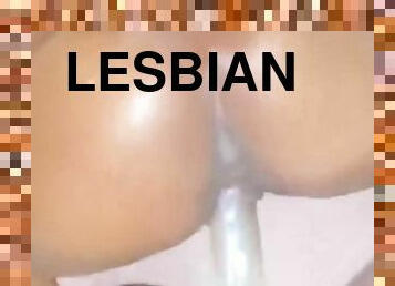 כוס-pussy, סטראפ-און, חובבן, הובנה, לסבית-lesbian, זוג, תחת-butt, רטוב