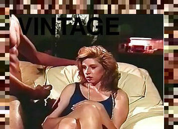 Vintage - Housewives watching a guy jerk off his cock