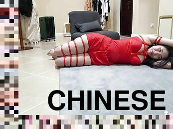 Chinese Red Dress Bondage