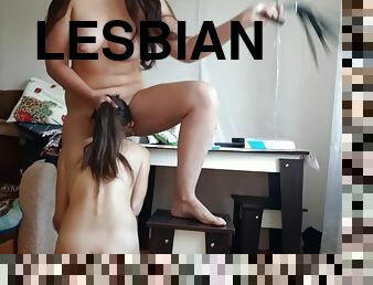 лесбіянка-lesbian, бдсм, рабиня, домінування