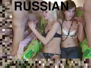 orgie, russe, ados, sexe-de-groupe