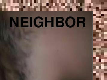 Eating my straight neighbors ass