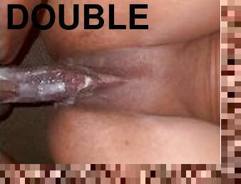 Double creampie