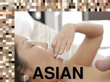 Dashing scene of pure Asian porn with Alina