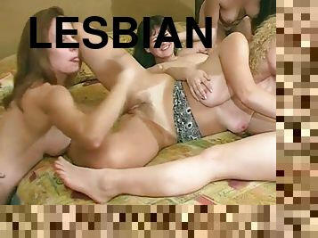 Lesbian orgy
