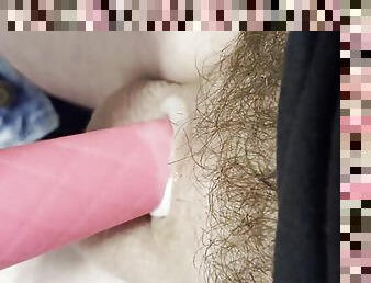 Tiny dick pink vibrator, fun