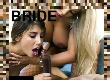 Bride-To-Be Cum-Swaps Facial With Her Mother-In-Law! - Bridgette b