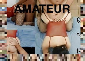 gros-nichons, levrette, énorme, amateur, babes, maison, compilation, couple, butin, point-de-vue