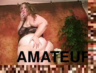 cul, amateur, belle-femme-ronde, butin, chienne, bout-a-bout, solo