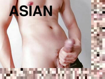 asyano, dyakol-masturbation, baguhan, talsik-ng-tamod, malaking-titi, solo, pinay, titi