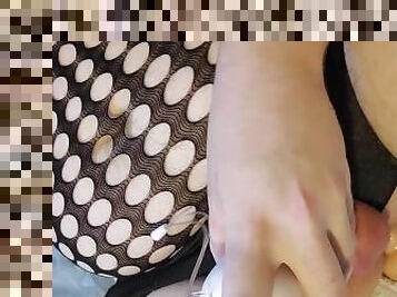 bbw sissy fucks ass and pocket pussy