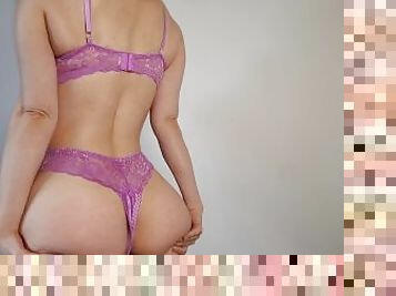 Free Lingerie Tease By Sexy Teen Model