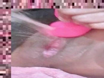 asiático, tetas-grandes, gafas, enorme, masturbación, squirting, amateur, adolescente, juguete, mamá